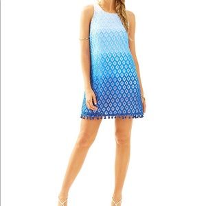 Lilly Pulitzer Marquette Shift Tassel Dress XS